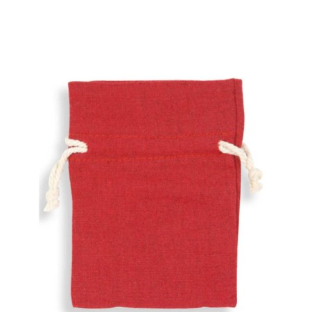 Sacchetto Cotone 12cm  h17cm Red